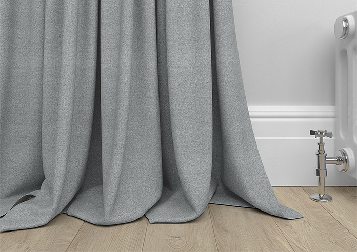 San Remo (Blackout), Pewter - Made to Measure Curtains - Image 6